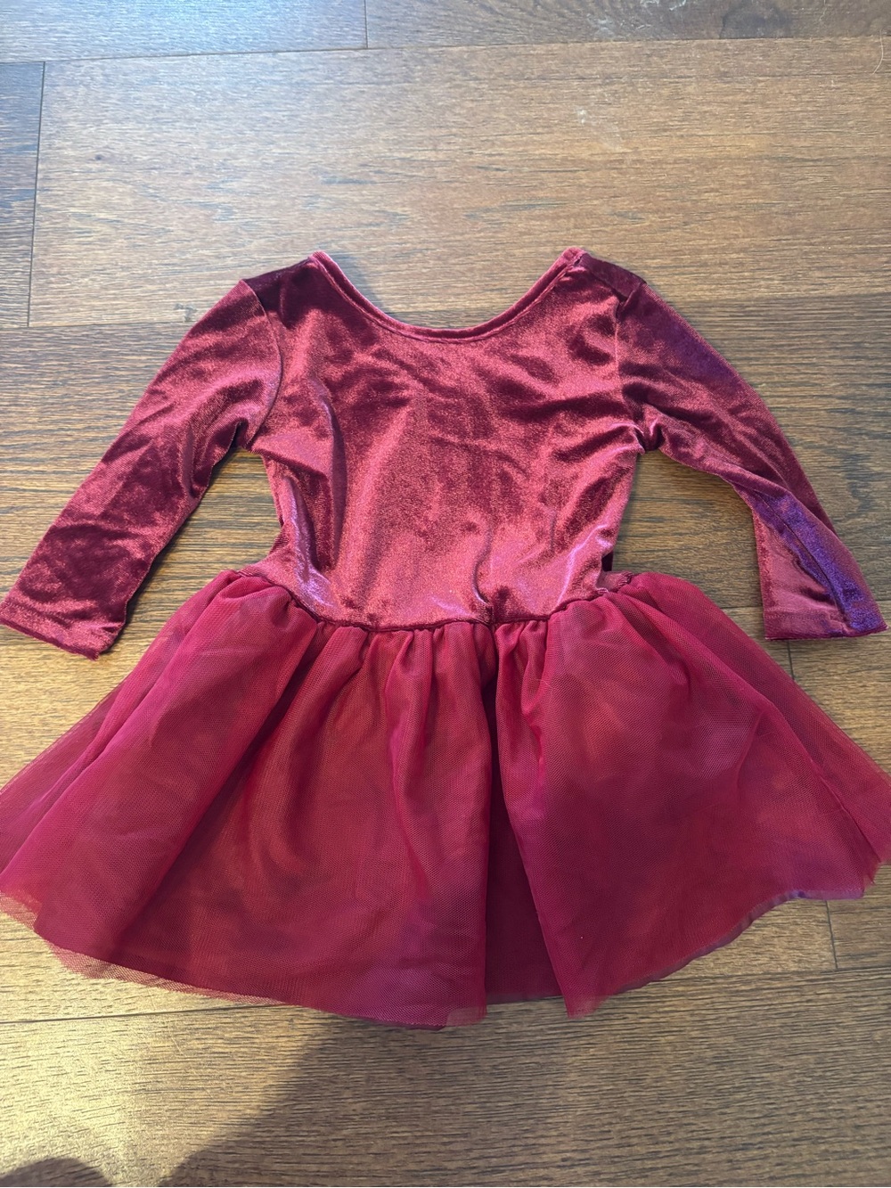 Old Navy Burgundy Velvet Tutu Dress for Kids